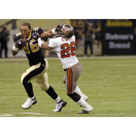 Deuce McALLISTER New Orleans Saints 2000s REEBOK On Field jersey 60 3x NFL vtg - Picture 9 of 13